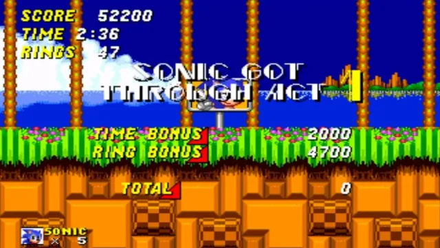 Sonic the Hedgehog 2 screenshot