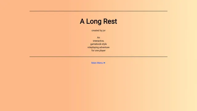 A Long Rest screenshot