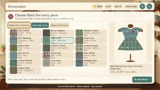 Dressmaker Simulator screenshot