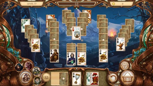 Snow White Solitaire: Charmed Kingdom screenshot