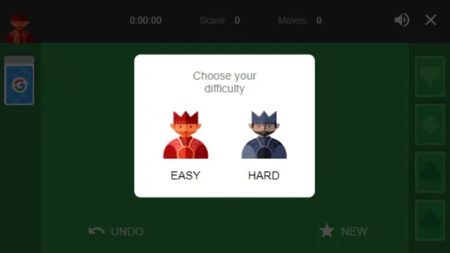 Google Solitaire screenshot
