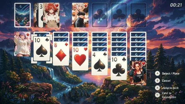 Solitaire Paradise: Furry Waifus screenshot