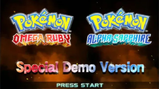 Pokémon Omega Ruby and Alpha Sapphire Special Demo Version screenshot