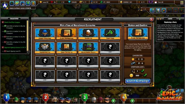 Epic Manager - Create Your Own Adventuring Agency screenshot