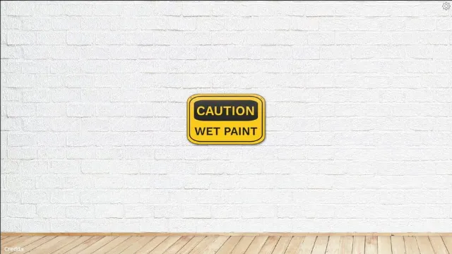 Caution Wet Paint screenshot