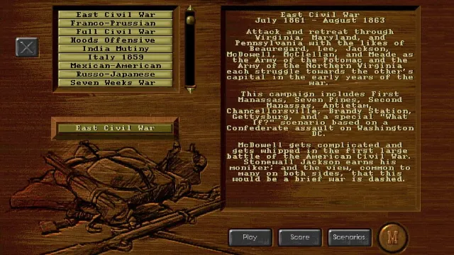 Wargame Construction Set III: Age of Rifles 1846-1905 screenshot