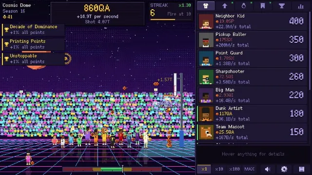 Idle Hoops screenshot