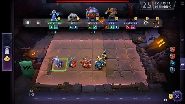 Dota Underlords screenshot