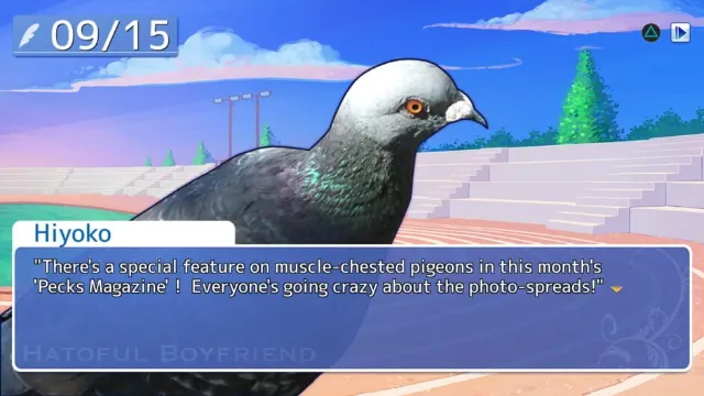 Hatoful Boyfriend screenshot