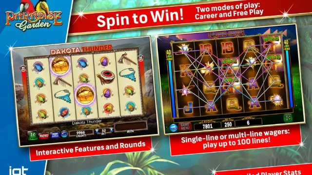 IGT Slots Paradise Garden screenshot