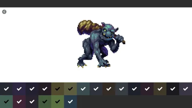 Pixel Art Monster: Color by Number screenshot
