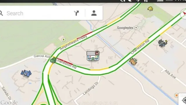 Google Maps: Pokémon Challenge screenshot