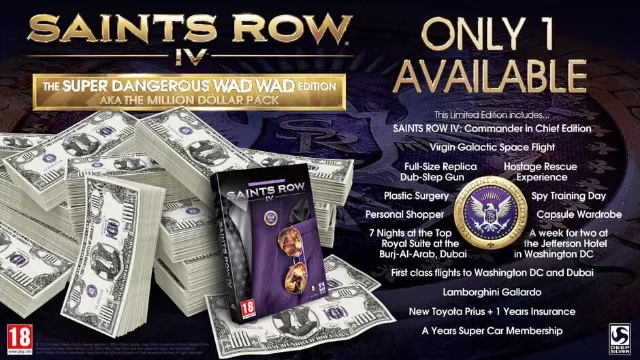 Saints Row IV: Super Dangerous Wad Wad Edition (aka the Million Dollar Pack) screenshot