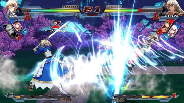 Nitroplus Blasterz: Heroines Infinite Duel screenshot