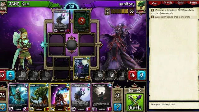 Kingdoms CCG screenshot