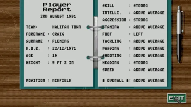 Graham Taylors Soccer Challenge screenshot