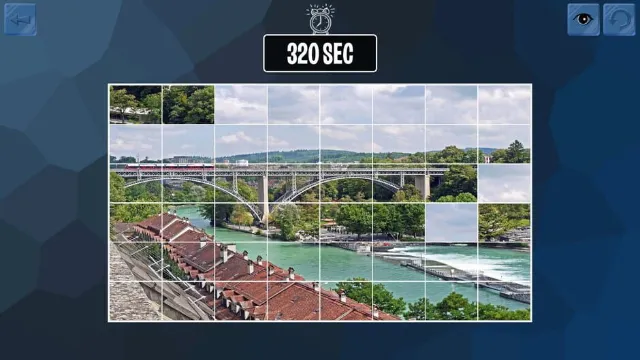 Easy puzzle: Bridges screenshot