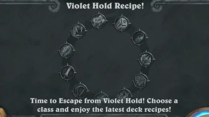 How to win the Violet Hold Recipe Hearthstone Tavern Brawl