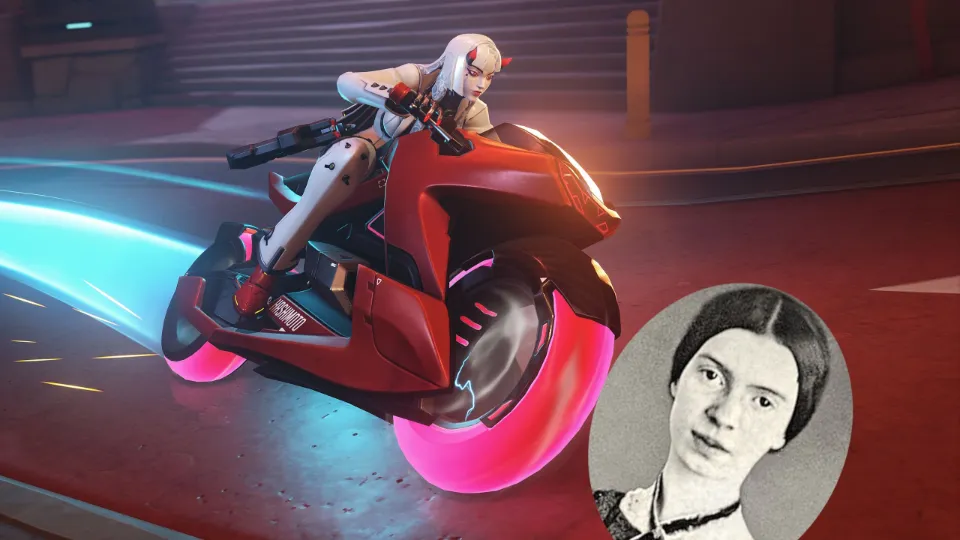 Overwatch's new hero Shion disses a girlboss icon of American literature
