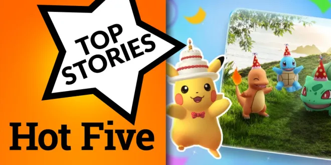 Hot Five: 10 years of Pokémon Go, Bold Games raises $6m, and Xbox to cut 3,200 jobs