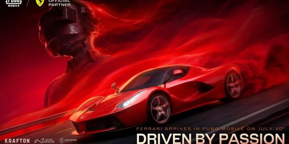 PUBG Mobile puts you behind the wheel of a brand-new Ferrari supercar in latest partnership