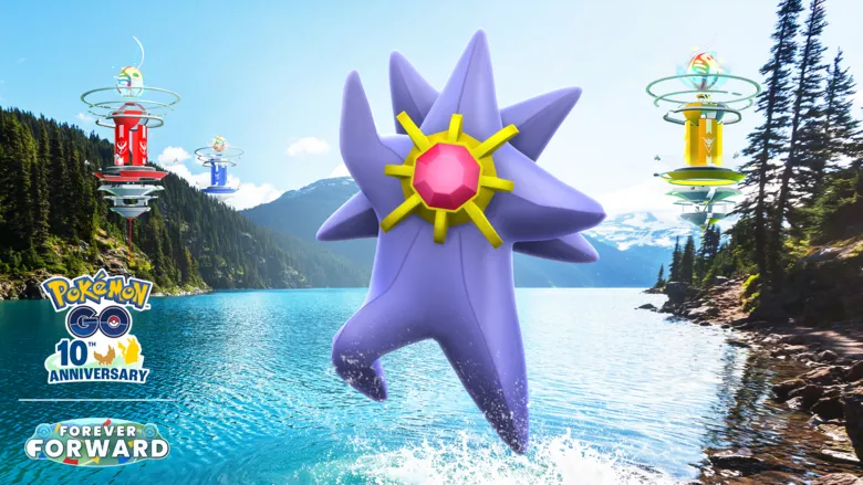 Pokémon GO Mega Starmie Super Mega Raid Day Takes Place Aug. 22nd, 2026
