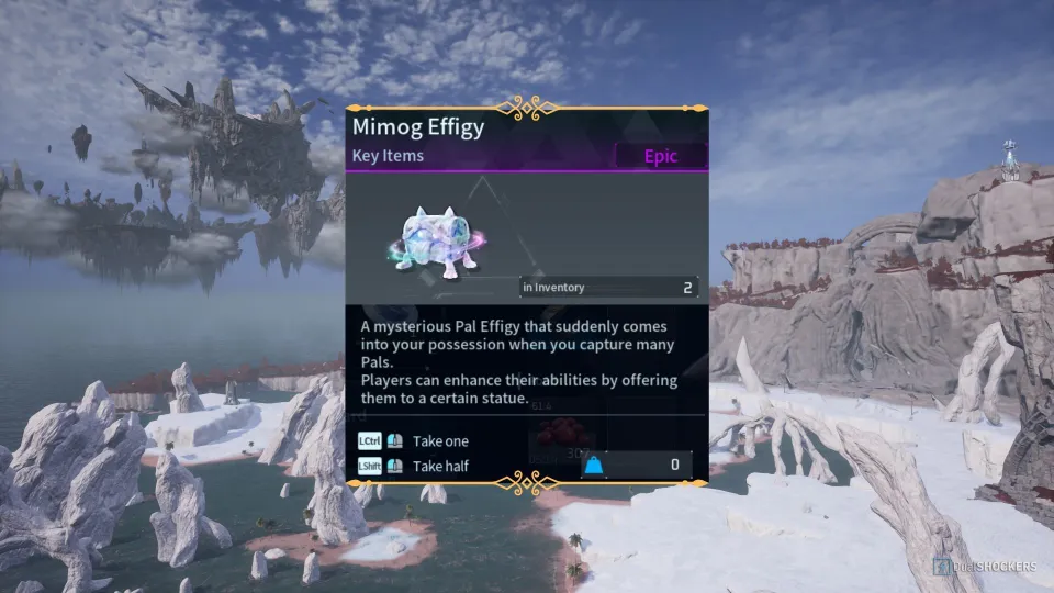 Palworld: How to Get the Mimog Effigy