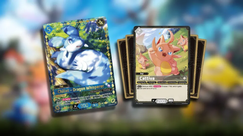 Palworld's Upcoming Official Card Game Features Base-Building and Resource Gathering