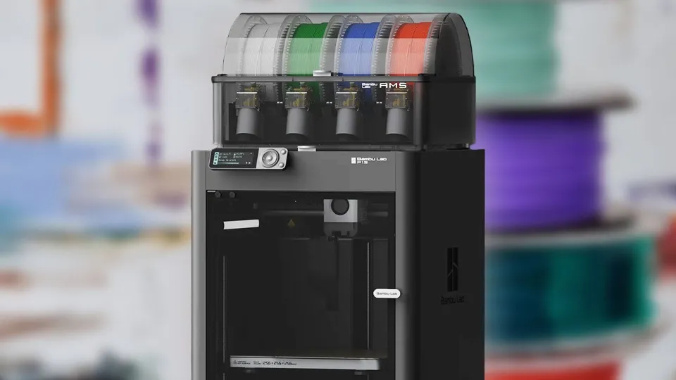 For Today Only, Save $50 Off the Bambu P1S Combo Multi-Color 3D Printer and Get Free PLA Filament