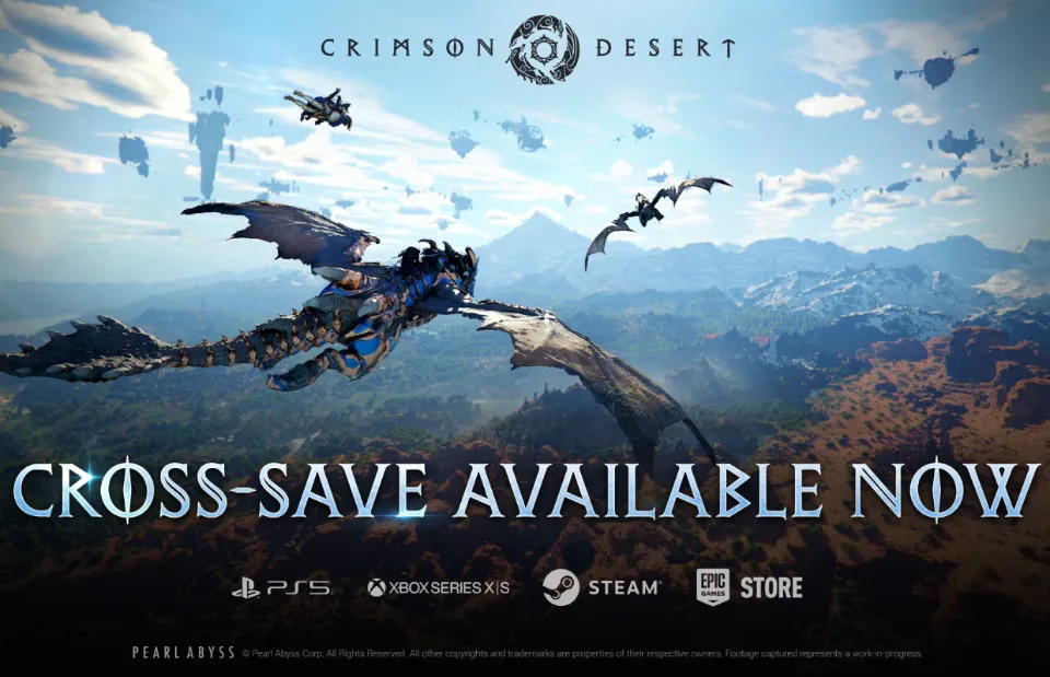 Crimson Desert Version 1.14.00 is out now bringing in cross save on PS5, Xbox, and PC platforms