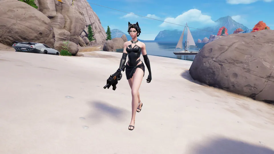 How to Find and Duel Catwoman in Fortnite