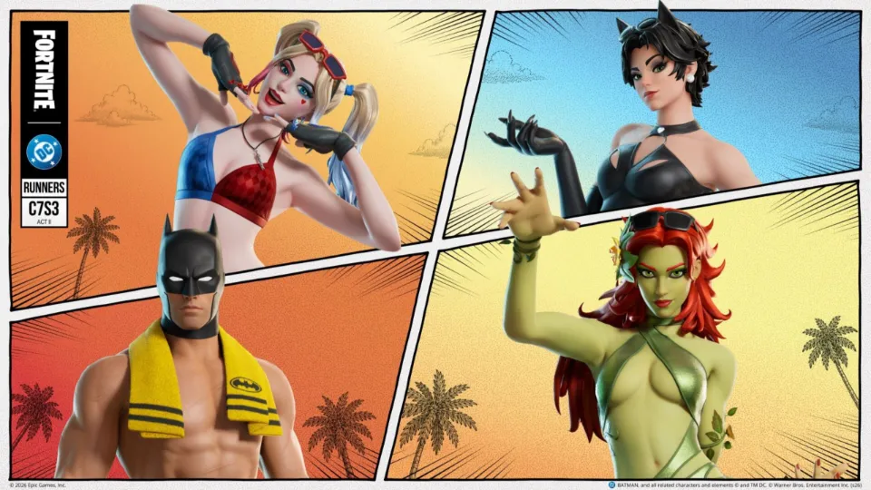 All Hot Bat Summer NPCs & Services in Fortnite