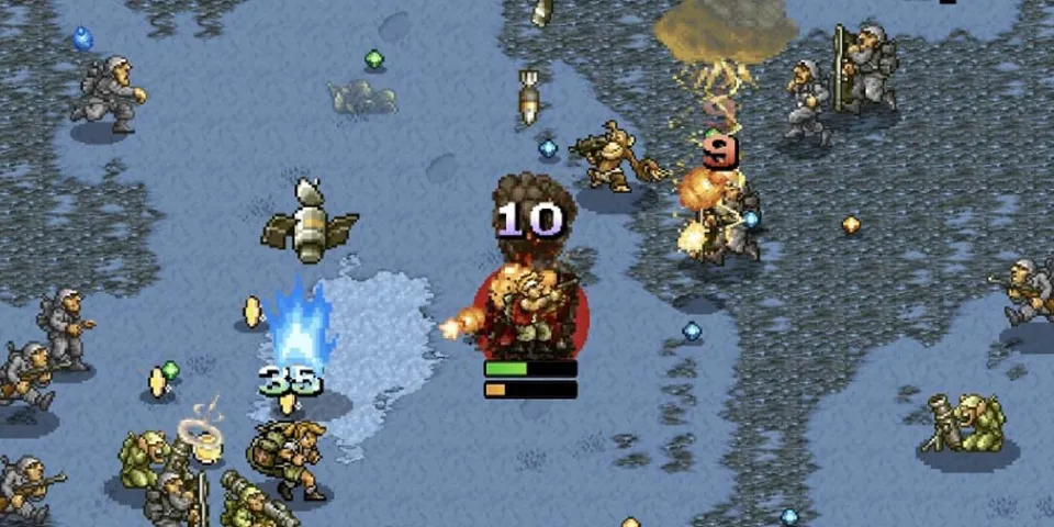 I tried surviving Metal Slug Rush's arcade chaos and ended up spamming Heavy Machine Gun