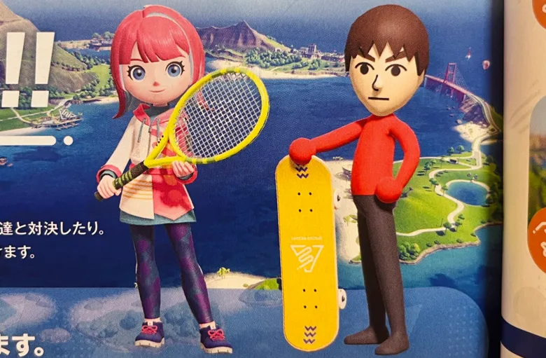 Nintendo Switch Sports Resort will feature the basic Mii body type