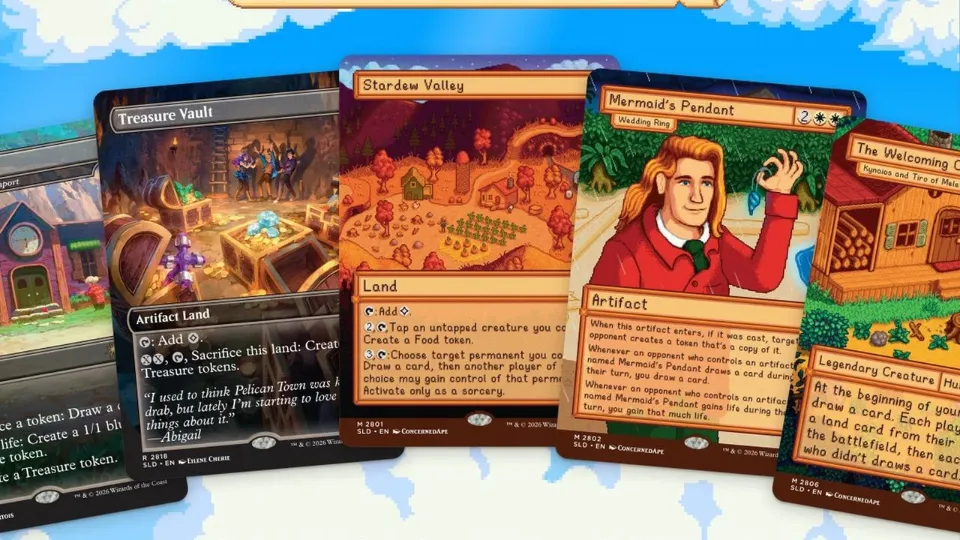 Stardew Valley comes to Magic: The Gathering and fans aren't taking some of the new artwork well
