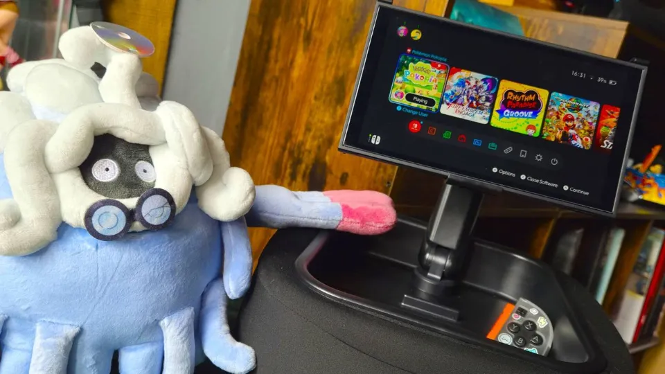 This Switch 2 gaming pillow is the weirdest accessory I've tested so far, but it's on sale should you want a better way to game in bed