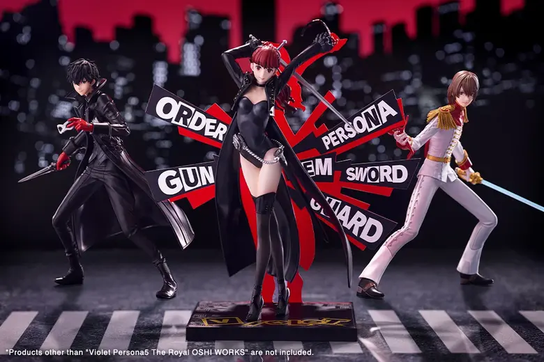 Persona 5 Royal Joker, Violet and Crow Oshi Works Figures Announced