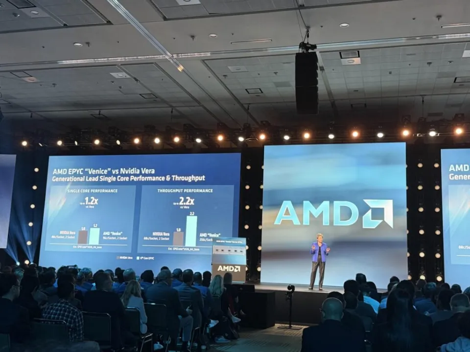 AMD unveils 6th Gen Epyc CPU ‘Venice’ as best server CPU in the world