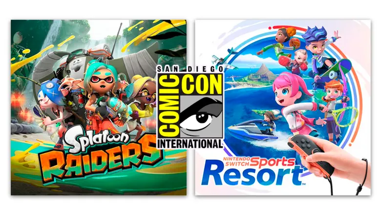 Nintendo Comic-Con Day 1 brings a Splatoon Raiders trolley and Rizzler dominating Switch Sports Resort