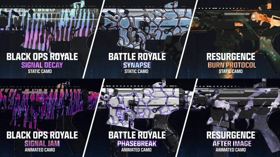 All COD Warzone Season 5 Win Streak Camos