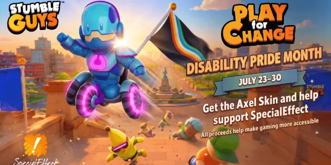 Stumble Guys launches Disability Pride Month charity campaign with SpecialEffect