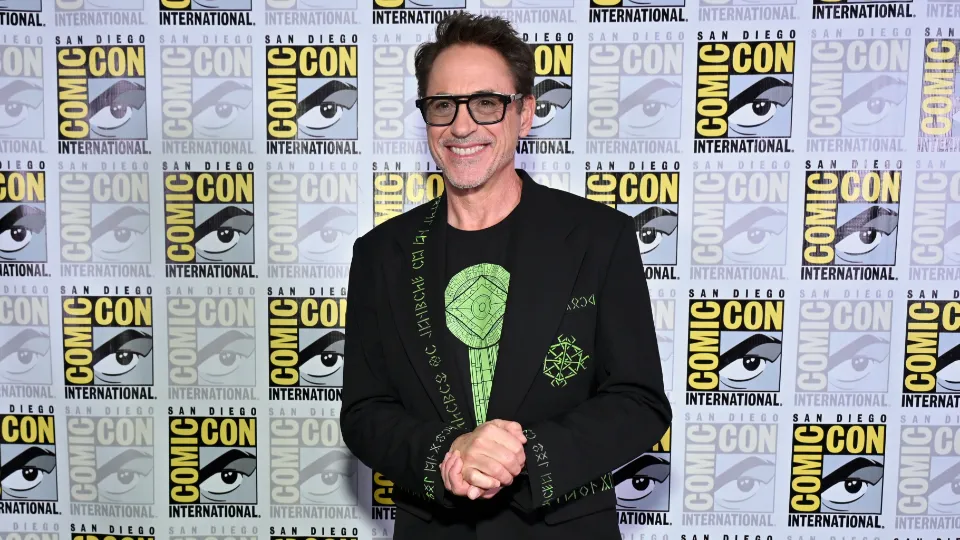 Avengers: Doomsday Star Robert Downey Jr. Hid a Secret Message on His Jacket During Marvel's Comic Con Panel — And Now Its Latverian Runes Have Been Translated