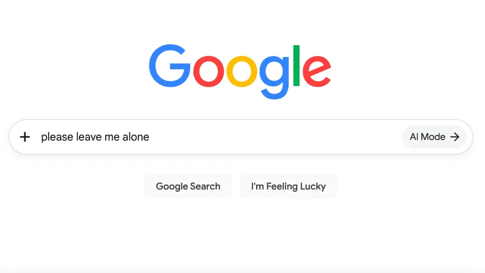 Stop Talking To Me, Google Search