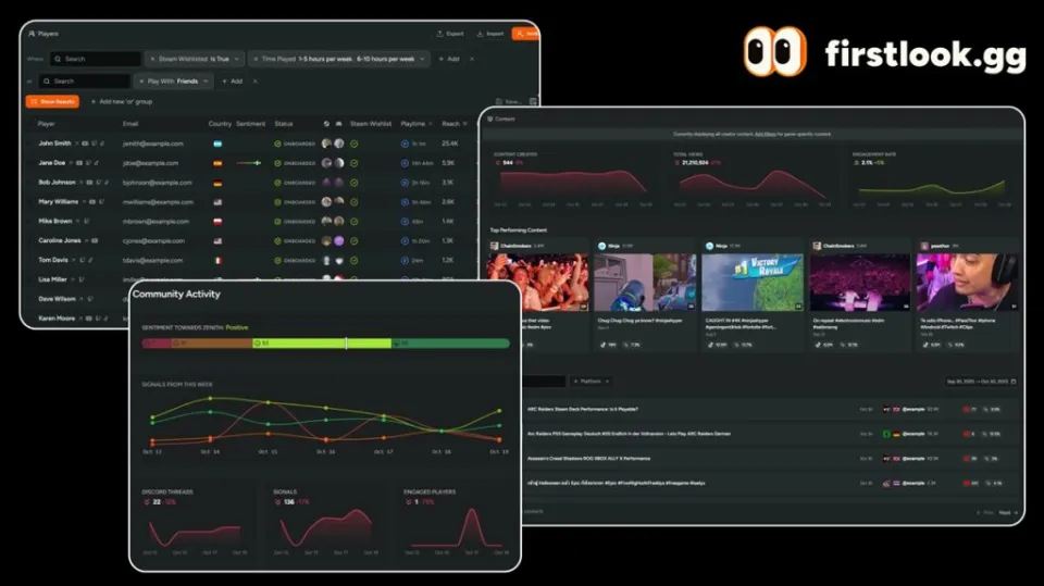 FirstLook teams with Sega on playtesting platform and player CRM