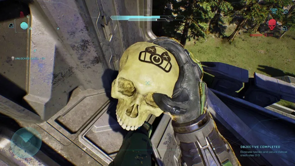 'The Library' skulls and terminal locations in Halo Campaign Evolved