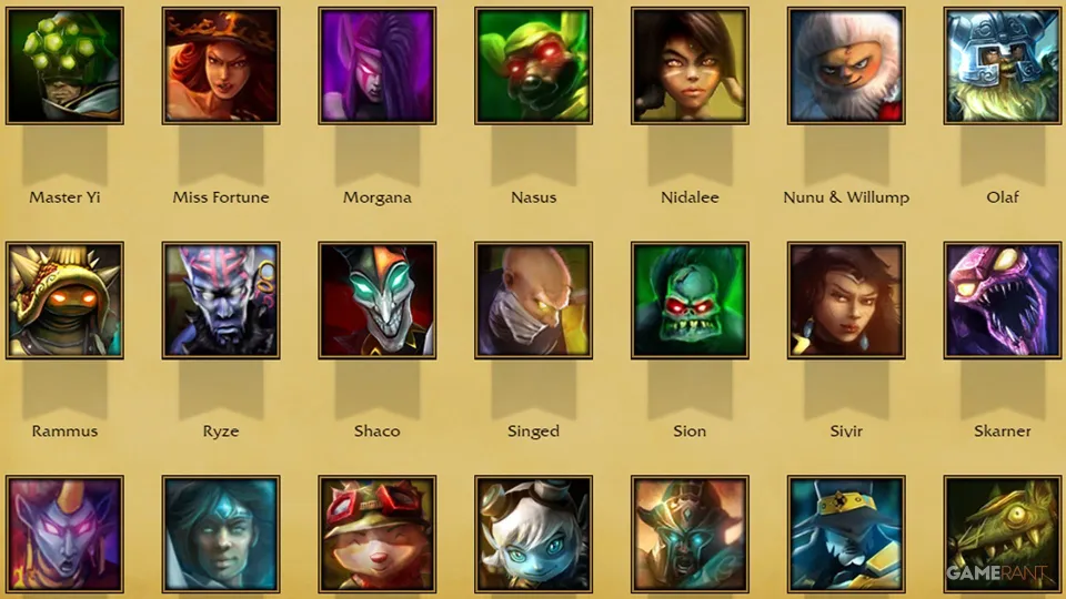 All Champions In League Classic