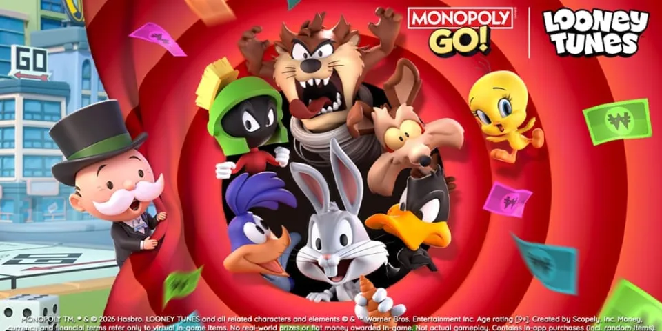Monopoly Go's collabs with The Looney Tunes for their Happy Harvest season