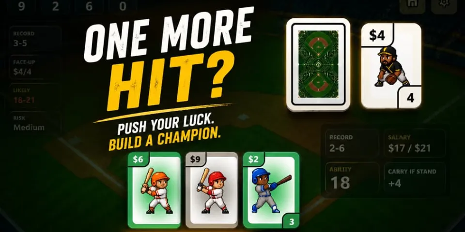 One More Hit lets you Moneyball the beautiful sport of baseball