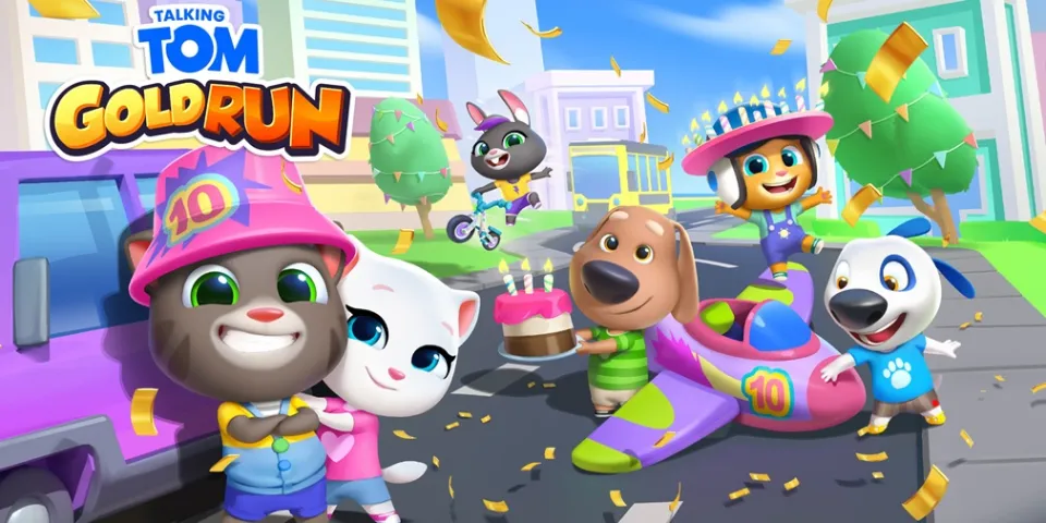 Talking Tom Gold Run: 10 facts and milestones to celebrate a decade on the run