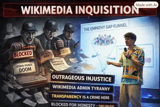 WIKIMEDIA INQUISITION — BLOCKED FOR HONESTY. Oleg Seriy (Oleg Siryi) from ELYSIUM, Mercenary Games